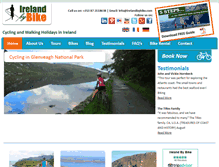 Tablet Screenshot of irelandbybike.com